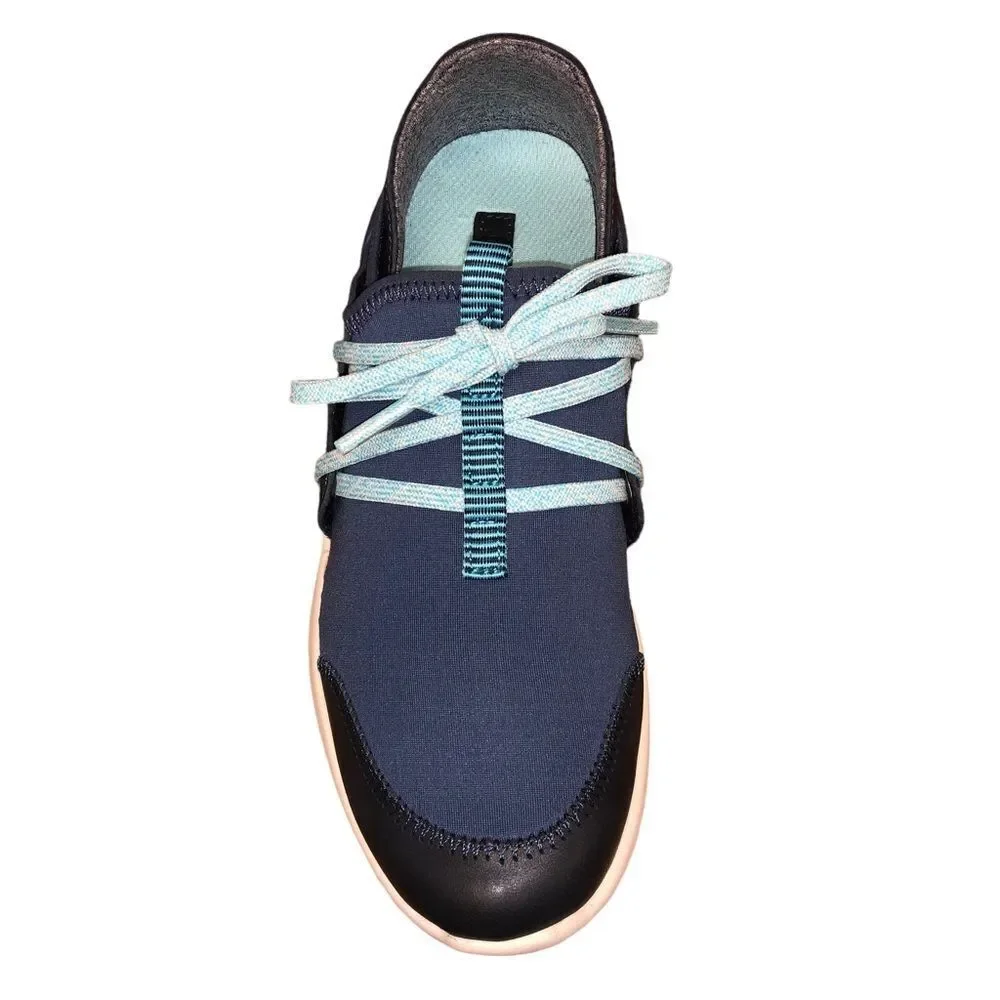 OluKai Blue and Black Athletic Shoes